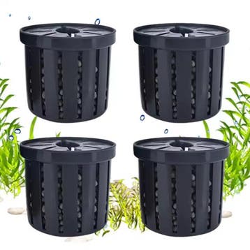 4-Delige Aquarium Plant Mand Hydrocultuur Houder Set, Verzenden, Nieuw