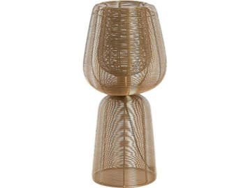 Light & Living Aboso - Tafellamp - Ø24cm - Goud, Verzenden, Nieuw