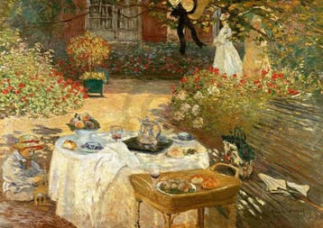 Kunstdruk Claude Monet - Le Déjeuner 29.7x21cm, Huis en Inrichting, Verzenden, Nieuw