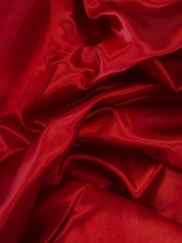Elegante en verfijnde raso Duchesse, robijnrood iriserend -