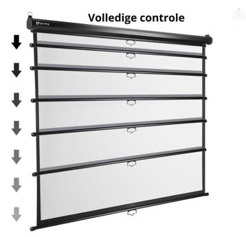 UpLiving Handmatig Projectiescherm 72 inch beamerscherm, Ophalen of Verzenden, Handmatig, Nieuw