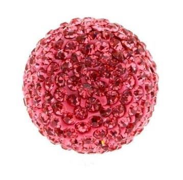 Strass Klankbolletje 20mm voor een Engelenroeper roze, Ophalen of Verzenden, Nieuw, Overige typen