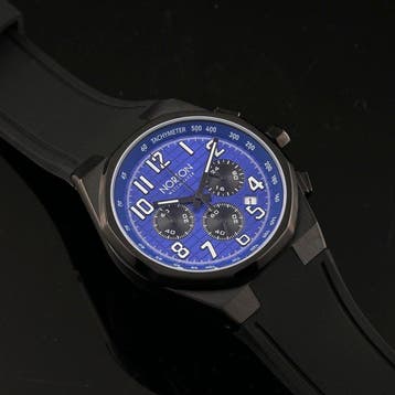 Norton - Loggia - Chronograph - PVD Nero - Quadrante, Nieuw