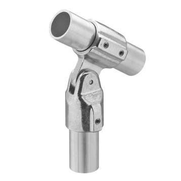 Buiskoppeling Scharnier Enkel Ø 27 mm Aluminium, Verzenden, Nieuw