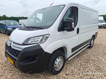 Citroën Jumper 2.2 BlueHDi 120 L1H1 Club , lage km , Apk jun, Stof, Gebruikt, Citroën, Wit
