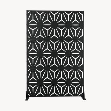 Scheidingswand Kilsturd privacyscherm 180x120x40 cm zwart ca, Tuin en Terras, Verzenden, Nieuw