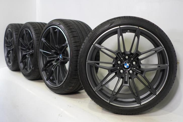 BMW M3 M4 G80 G82 825M 19 inch velgen Pirelli Zomerbanden Or, Auto-onderdelen, Banden en Velgen, Velg(en), Gebruikt, 19 inch, Zomerbanden