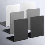 Set van 2 Metalen Boekensteunen – L-Vorm Bureau Boekenhouder, Huis en Inrichting, Woonaccessoires | Wandplanken en Boekenplanken