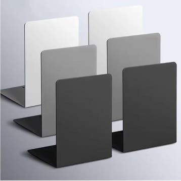 Set van 2 Metalen Boekensteunen – L-Vorm Bureau Boekenhouder, Verzenden, Nieuw