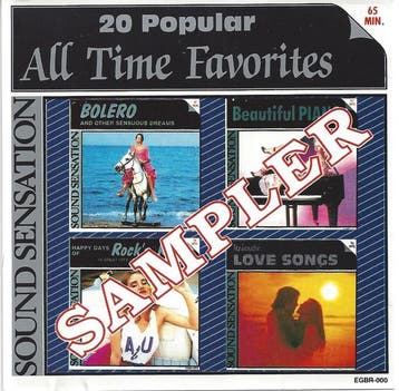 cd - Various - 20 popular All time favorites, Verzenden, Zo goed als nieuw