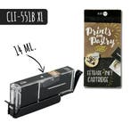 Eetbare Inkt Cartridge Zwart-klein XL (CLI-551B), Verzenden, Nieuw