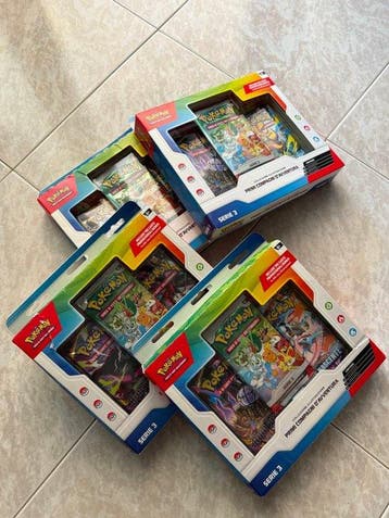 Pokémon - 4 Box - 4x Pokémon: collezione illustrazione Primi, Nieuw
