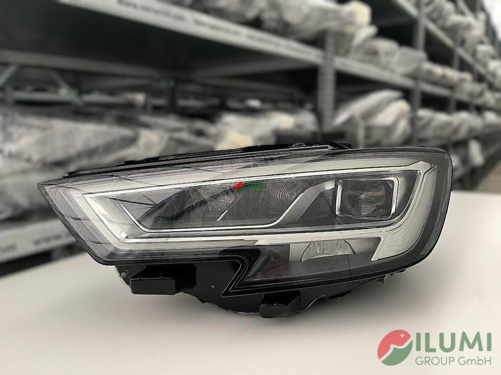 AUDI A3 8V0941033C KOPLAMP  FACELIFT VOLL LED LINKS, Auto-onderdelen, Verlichting, Gebruikt, Audi, Verzenden