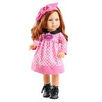 Paola Reina Pop Soy Tu Becky Roze/Geruit (42Cm) (Poppen), Ophalen of Verzenden, Nieuw