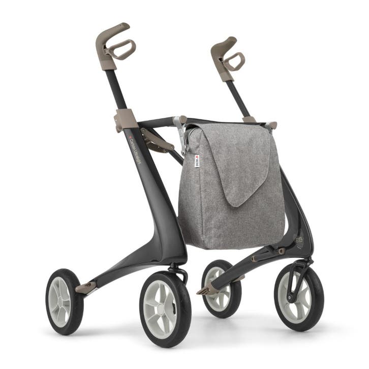 byACRE Carbon Ultralight Rollator met Weekendtas – Zwart M, Diversen, Rollators, Nieuw, Ophalen of Verzenden