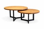 COMPLETE EIKEN TAFEL | Rond & Ovaal | Stel naar wens samen!, 100 tot 150 cm, Nieuw, Eikenhout, Rond