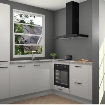 Zijdegrijze keuken Harbin 107080, Verzenden, Nieuw
