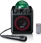 Karaoke set voor volwassenen - 1 Microfoon - Zwart - Lenco, Verzenden, Zo goed als nieuw