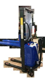 semi electrische stapelaar 1600 mm 1500 kg   ook 2/3/3.5 m, Overige merken, Stapelaar, Ophalen of Verzenden, 1000 tot 2000 kg