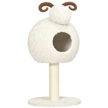 TRUUSK Krabpaal 80 cm - Kattenboom met Kattenhol - Geit-Desi, Verzenden, Nieuw