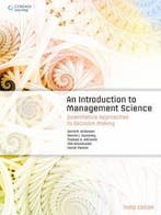 9781473729322 Introduction to Management Science, Verzenden, Zo goed als nieuw, David Anderson