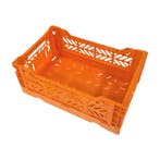 Vouwkrat, 270x170x105 mm, kunststof, nieuw - Oranje, Ophalen of Verzenden