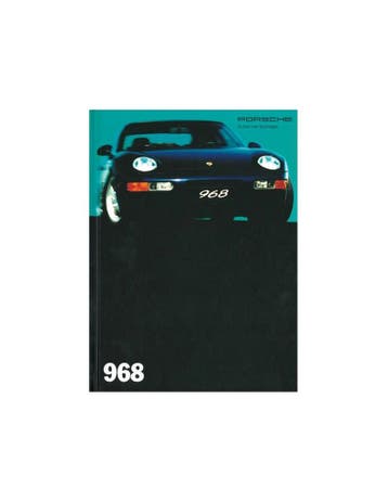 1994 PORSCHE 968 HARDCOVER BROCHURE DUITS, Boeken, Nieuw, Porsche, Author