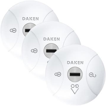 Bestelwagen slot - 3-Pack Saturn GO - Wit, Auto diversen, Verzenden, Nieuw