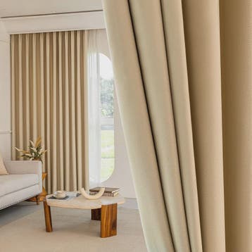 Moderne Dikke Chenille Blackout Gordijn met Golfpatroon - Ge, Huis en Inrichting, Verzenden, Nieuw