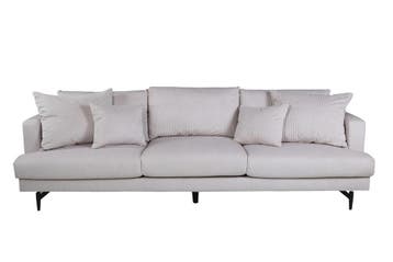3-Zitsbank - Loke - Beige - Rib - Jörn, Verzenden, Nieuw