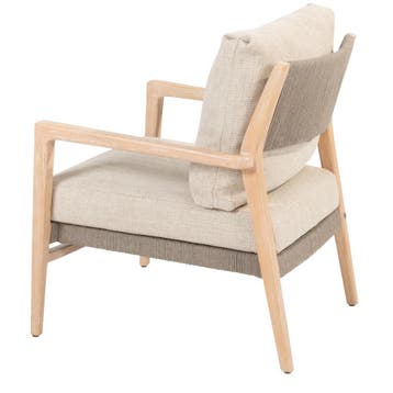 Julia low tuinstoel brushed teak 4 Seasons Outdoor, Tuin en Terras, Ophalen of Verzenden, Nieuw, Teakhout