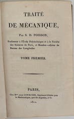 S. D. Poisson - Traité de Mécanique - 1811, Antiek en Kunst