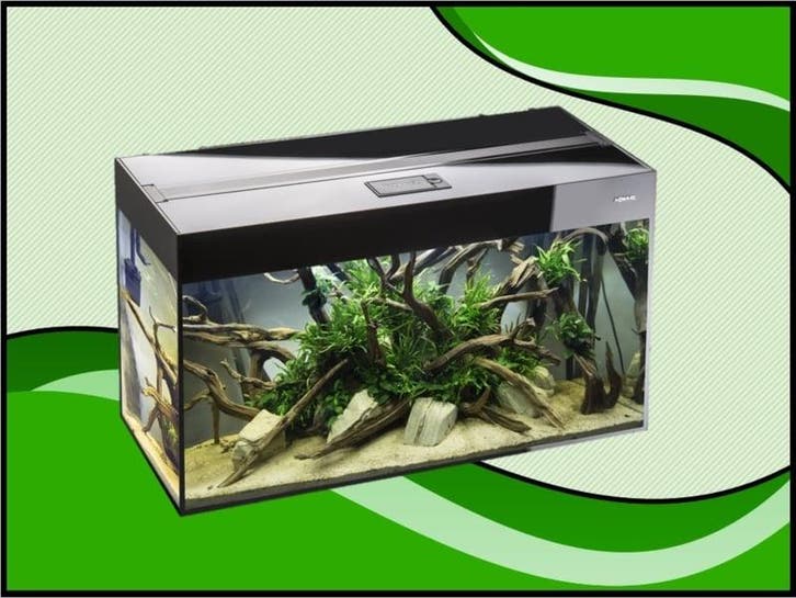 Aquael Glossy 100 zwart aquarium (Glossy aquarium serie), Dieren en Toebehoren, Vissen | Aquaria en Toebehoren, Nieuw, Verzenden