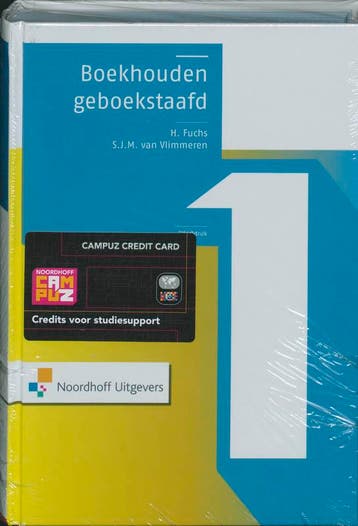 Boekhouden geboekstaafd 1 hoofdboek 9789001768928, Verzenden, Zo goed als nieuw