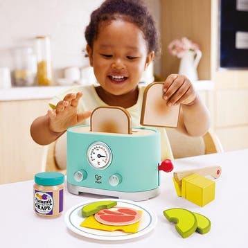 Hape speelgoed broodrooster pop-up  van €31,99 voor €15,99, Ophalen of Verzenden, Nieuw