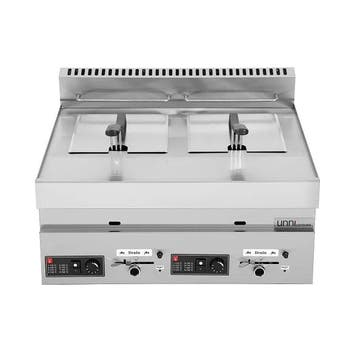 UnniCooking Friteuse | 650 SERIE | Gas | 8+8L | 90°C/190°C |, Ophalen of Verzenden, Nieuw in verpakking