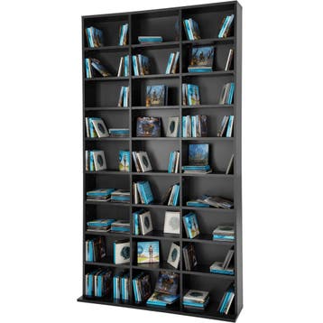 Kast Christel 180x102x23,5cm - zwart, Verzenden, Nieuw