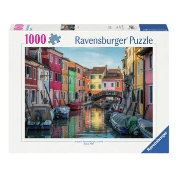 Ravensburger puzzel Burano Italië - van €18,99 voor €15,19, Ophalen of Verzenden, Nieuw