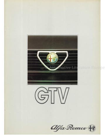 1985 ALFA ROMEO GTV | GTV6 BROCHURE DUITS, Nieuw, Alfa Romeo, Author