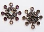 Per stuk oud goud metalen hanger kastjes 33 mm, Ophalen of Verzenden, Nieuw, Bedel