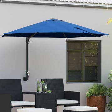 vidaXL Tuinparasol 248 x 248 x 148 cm Polyester en staal, Verzenden, Nieuw, 2 tot 3 meter