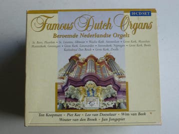 Famous Dutch Organs - Beroemde Nederlandse Orgels (10 CD), Ophalen of Verzenden, Zo goed als nieuw