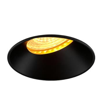 Kantelbare aluminium trimless inbouwspot zwart, Sanaz, Ophalen of Verzenden, Nieuw