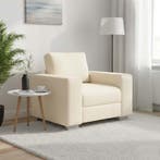 vidaXL Sofastoel Crème 100x77x82 cm Corduroy Stof, Verzenden, Nieuw, Stof