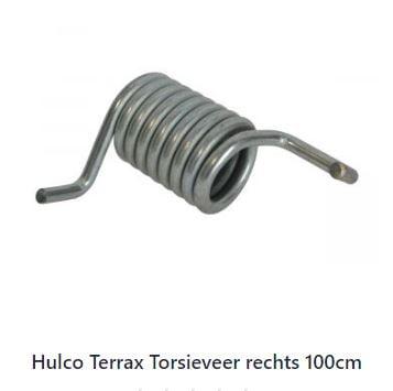 Terrax veer Hulco Terrax torsieveer rechts 100cm, Ophalen of Verzenden, Nieuw