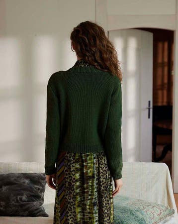 Breipatroon Damesvest Jelena met knopen in Cashmere+ - Lan, Ophalen of Verzenden, Nieuw
