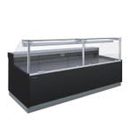 Serveover Counter zwart en glas 3185 x 1114 x 1210 mm, Verzenden, Nieuw in verpakking