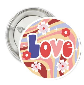 Vredes button of (kleding)magneet Peace Duif, Verzenden, Nieuw, Feestartikel, Oranje of Koningsdag