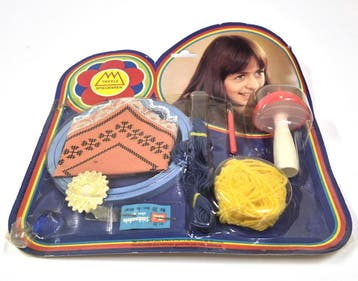 Vintage Trifels Spielwaren punnikset in doos, Verzenden, Gebruikt