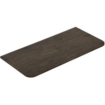 Wiesbaden Sulora Topblad Afgeronde Hoeken - 100x48cm - Bruin, Ophalen of Verzenden, Nieuw